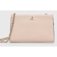δερμάτινη τσάντα furla χρώμα: ροζ κύριο υλικό: 100% δέρμα
φόδρα: 100% πολυεστέρας