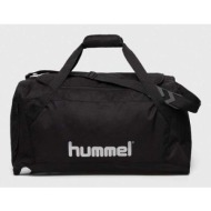 τσάντα hummel χρώμα: μαύρο 100% πολυεστέρας