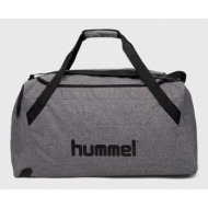 τσάντα hummel χρώμα: γκρι 100% πολυεστέρας