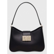 δερμάτινη τσάντα furla 1927 χρώμα: μαύρο κύριο υλικό: 100% φυσικό δέρμα
φόδρα: 100% πολυεστέρας