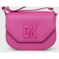δερμάτινη τσάντα dkny χρώμα: ροζ κύριο υλικό: 100% φυσικό δέρμα
φόδρα: 100% υφαντικό υλικό