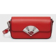 δερμάτινη τσάντα karl lagerfeld χρώμα: κόκκινο κύριο υλικό: 100% δέρμα βοοειδών
φόδρα: 100% ανακυκλω