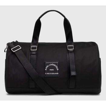 τσάντα karl lagerfeld χρώμα μαύρο 83% ανακυκλωμένο