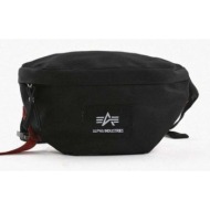 τσάντα φάκελος alpha industries χρώμα: μαύρο 100% πολυεστέρας