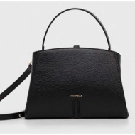 δερμάτινη τσάντα coccinelle χρώμα: μαύρο κύριο υλικό: 100% φυσικό δέρμα
φόδρα: 100% υφαντικό υλικό