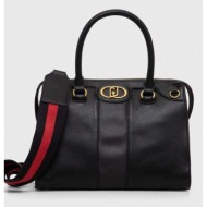 τσάντα liu jo χρώμα: μαύρο κύριο υλικό: 100% πολυεστέρας
φόδρα: 100% πολυεστέρας
φινίρισμα: 100% pol