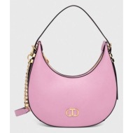 τσάντα twinset χρώμα: ροζ κύριο υλικό: 100% poliuretan
φόδρα: 100% πολυεστέρας