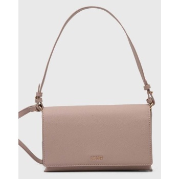τσάντα liu jo χρώμα ροζ κύριο υλικό 100%