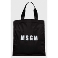 τσάντα msgm χρώμα: μαύρο κύριο υλικό: 100% πολυαμίδη
φόδρα: 100% πολυεστέρας