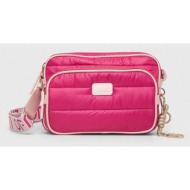 τσάντα liu jo χρώμα: ροζ 100% πολυεστέρας