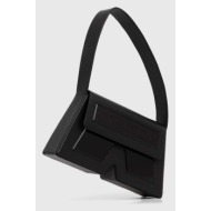 τσάντα karl lagerfeld χρώμα: μαύρο κύριο υλικό: 42% ανακυκλωμένο δέρμα, 34% poliuretan, 21% νάιλον, 