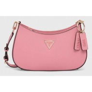 τσάντα guess χρώμα: ροζ κύριο υλικό: 100% poliuretan