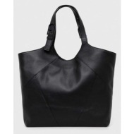 δερμάτινη τσάντα furla χρώμα: μαύρο κύριο υλικό: 100% φυσικό δέρμα
φόδρα: 100% πολυεστέρας