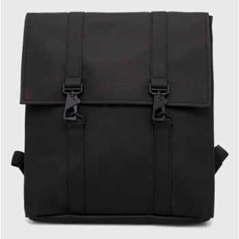 σακίδιο πλάτης rains 13310 backpacks χρώμα μαύρο 100%