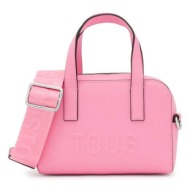 τσάντα tous la rue new χρώμα: ροζ συνθετικό ύφασμα