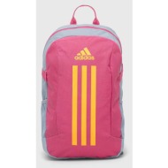 παιδικό σακίδιο adidas performance power bp prcyou χρώμα: ροζ κύριο υλικό: 100% ανακυκλωμένος πολυεσ