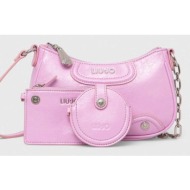 τσάντα liu jo χρώμα: ροζ κύριο υλικό: 100% πολυεστέρας με επίστρωση πολυουρεθάνης
φόδρα: 100% πολυεσ