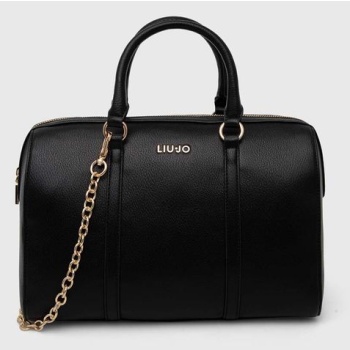 τσάντα liu jo χρώμα μαύρο κύριο υλικό 100% πολυεστέρας με