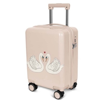 παιδική βαλίτσα konges sløjd χρώμα ροζ pc/eps