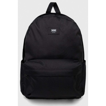 σακίδιο πλάτης vans χρώμα μαύρο 100% πολυεστέρας