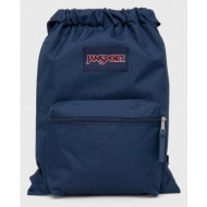 τσάντα jansport χρώμα: ναυτικό μπλε 100% πολυεστέρας