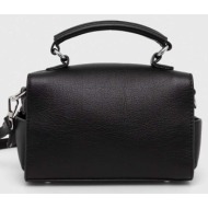 τσάντα answear lab χρώμα: μαύρο 100% poliuretan