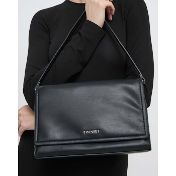 τσάντα twinset χρώμα μαύρο υλικό 1 100% poliuretanυλικό