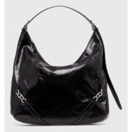 δερμάτινη τσάντα twinset χρώμα: μαύρο κύριο υλικό: 100% φυσικό δέρμα
φόδρα: 100% πολυεστέρας