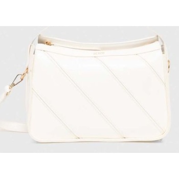 τσάντα silvian heach χρώμα άσπρο κύριο υλικό 100%