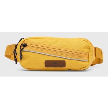 τσάντα φάκελος quiksilver χρώμα κίτρινο 100% πολυεστέρας