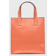 τσάντα guess χρώμα: πορτοκαλί κύριο υλικό: 100% poliuretan
φόδρα: 80% πολυεστέρας, 20% βαμβάκι