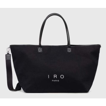 τσάντα iro χρώμα μαύρο φόδρα 100% βαμβάκιυλικό 1 100%