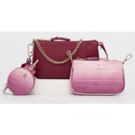 τσάντα steve madden bamanza χρώμα: ροζ κύριο υλικό: 100% poliuretan
φόδρα: 100% πολυεστέρας