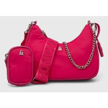 τσάντα steve madden bvital-t χρώμα ροζ κύριο υλικό 100%