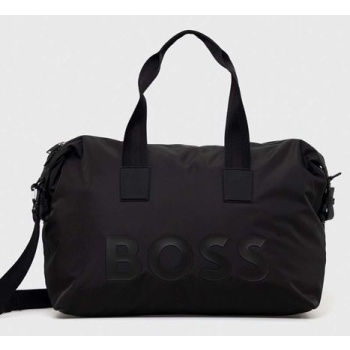 τσάντα boss χρώμα μαύρο κύριο υλικό 100% ανακυκλωμένος
