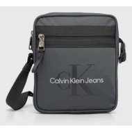 σακκίδιο calvin klein jeans χρώμα: πράσινο 100% ανακυκλωμένος πολυεστέρας