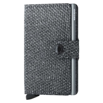 δερμάτινο πορτοφόλι secrid miniwallet sparkle silver χρώμα