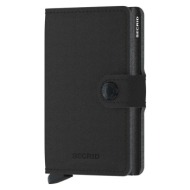 πορτοφόλι secrid miniwallet yard powder black χρώμα: μαύρο αλουμίνιο, μικροΐνες