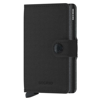 πορτοφόλι secrid miniwallet yard powder black χρώμα μαύρο