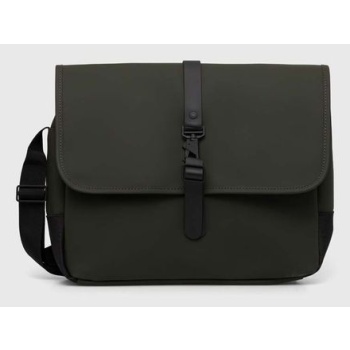 τσάντα rains 14580 messenger bags χρώμα πράσινο υλικό 1