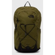 σακίδιο πλάτης the north face χρώμα: πράσινο 100% πολυεστέρας