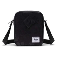 σακκίδιο herschel heritage crossbody χρώμα: μαύρο 100% πολυεστέρας