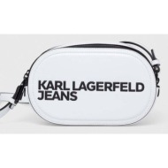 τσάντα karl lagerfeld jeans χρώμα: άσπρο κύριο υλικό: 100% poliuretan
φόδρα: 100% ανακυκλωμένος πολυ