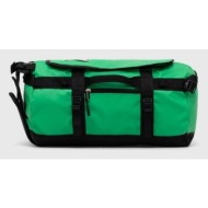 αθλητική τσάντα the north face base camp duffel xs χρώμα: πράσινο, nf0a52ssroj1 100% πολυεστέρας