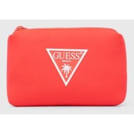 νεσεσέρ καλλυντικών guess χρώμα: ροζ 100% πολυεστέρας