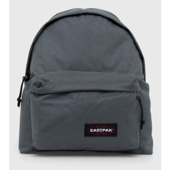 σακίδιο πλάτης eastpak χρώμα γκρι κύριο υλικό 100%