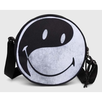 σακκίδιο eastpak x smiley χρώμα μαύρο 100% πολυεστέρας