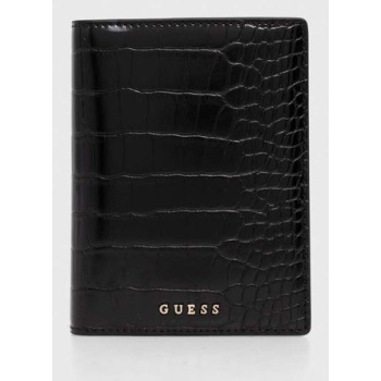 πορτοφόλι guess χρώμα μαύρο, rw1634 p4201 κύριο υλικό