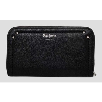 πορτοφόλι pepe jeans crisha wallet χρώμα μαύρο pl070244