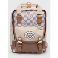 σακίδιο πλάτης doughnut macaroon mini kaleido χρώμα: μπεζ, d124kd-000195 κύριο υλικό: 100% πολυεστέρ